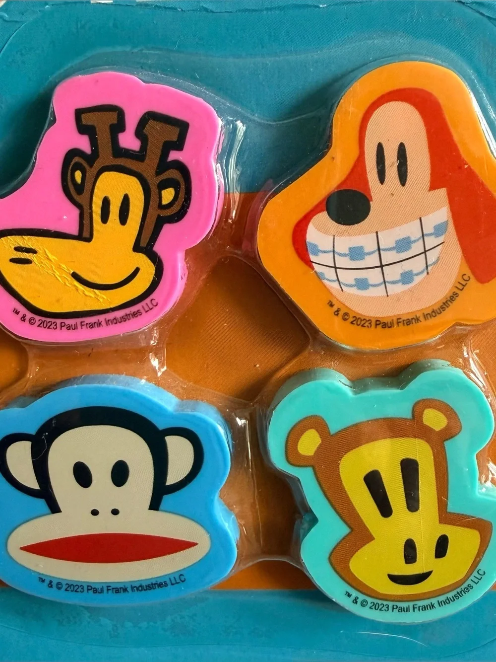 New! Paul Frank bundle of 3- 4pk. Erasers